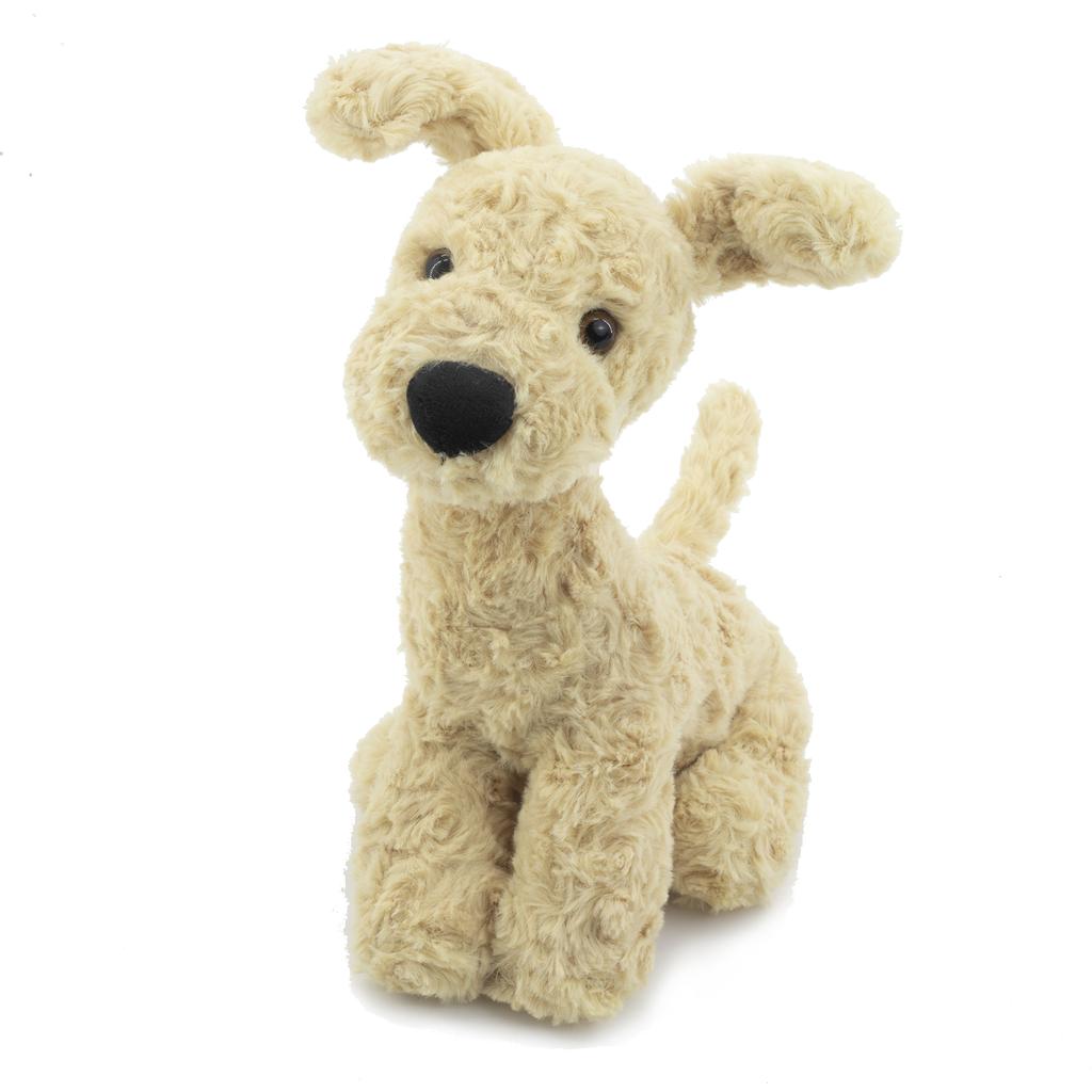 Rozkošné chlupaté vlasy Highland Yellow Terrier Plyšový plyšový měkký štěně Plyšová hračka Vycpaná realistická zvířátka Baby Appease Sleep Doll