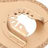 Curved Diamond Oscillating Multi Tool Blade Brazed Abrasive Saw Cutting Disc Grinding Disc For Wood Tile Mortar Renovation Work