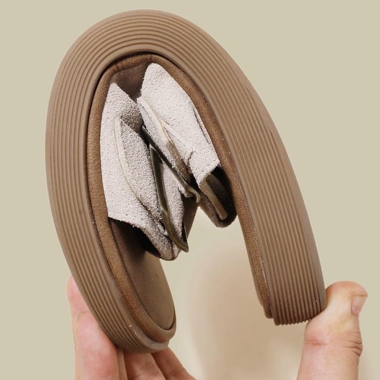 Zhongjia platform Boken shoes women's summer wear half slippers 2025 new beach shoes fishing Boken shoes cool slippers