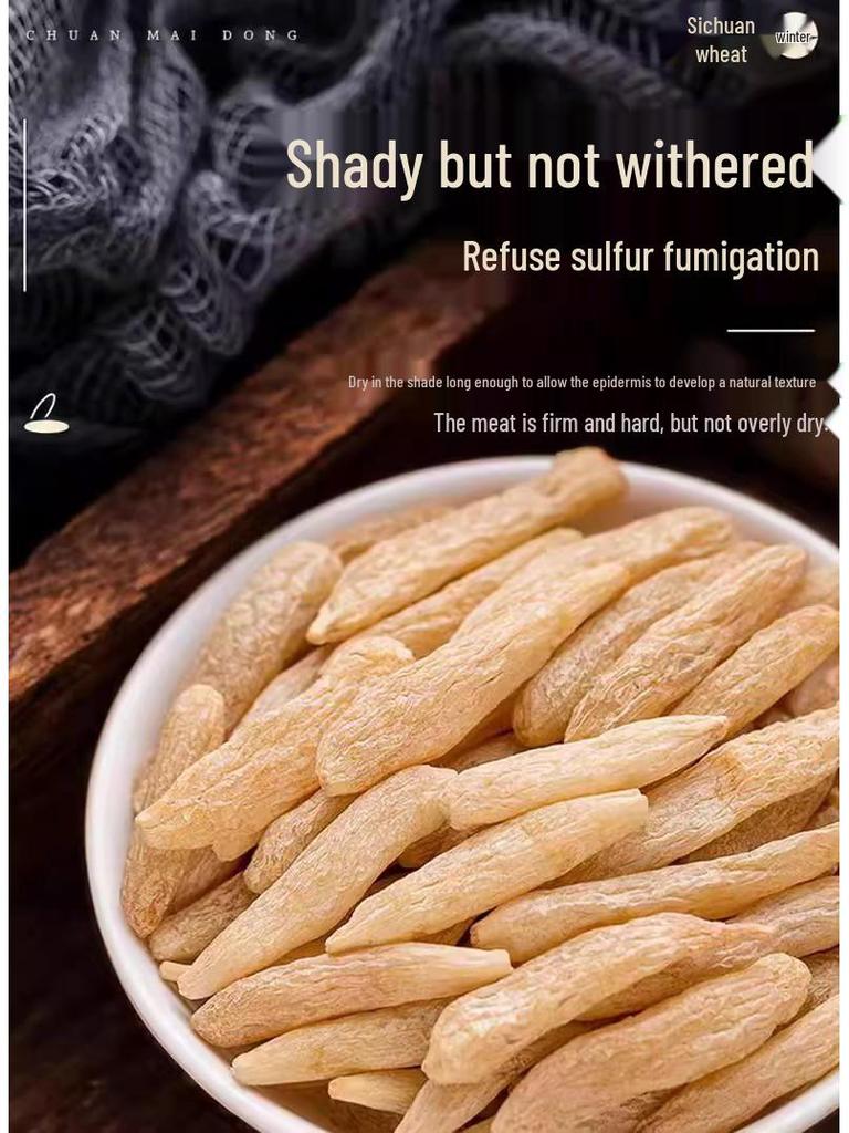 Sichuan Ophiopogon 500g Dried Goods for Soup and Tea, Chinese Medicinal Herb.