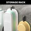 Heavy Duty Washbasin Hook Black Space Aluminum Robes Towel Hook Hanger Bathroom Basin Organizers for Hanging Washbasin