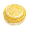 Interactive Indoor Dog Birthday Gift Ball Toy Funny Squeaky Chew Toy Cartoon Cute Birthday Cake Shape Daily Use TPR Pet Bag