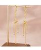 Geometric Star Drop Pendant Earrings For Women With Alloy Electroplating And Unique Style