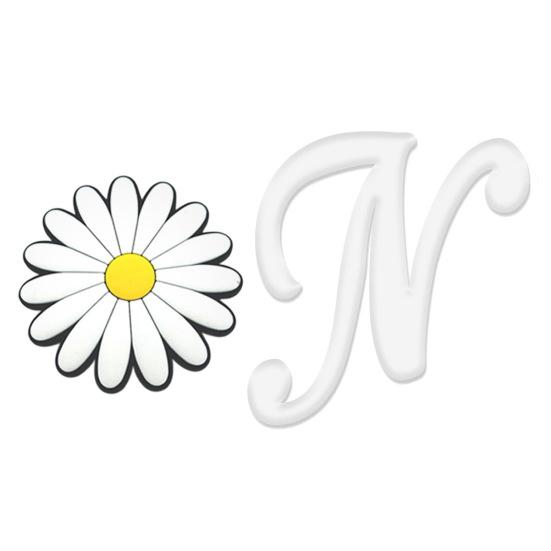 English Letter Hole Bag Charm Lightweight Reusable Beach Tote Handbag Hole White Alphabet Decoration DIY Hole Bag Accessories