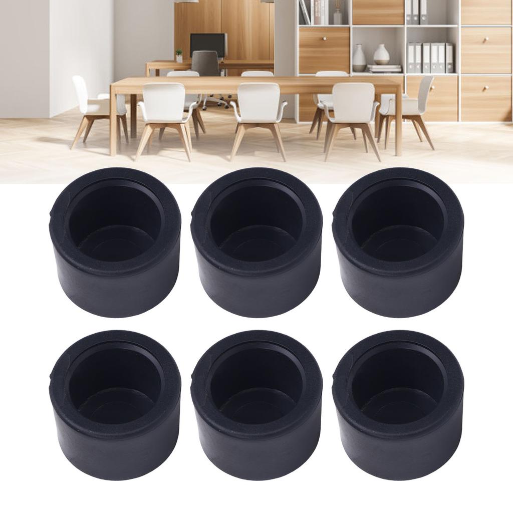20Pcs Round Chair Leg Tips Cap Plastic Anti Slip Scratch Proof Chair Table Leg Cover Floor Protector for Home Furniture Gym 0.98 X 0.94in