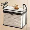 Kids Toy Storage Box Transparent Clothes Bag with Sturdy Handles Durable Plastic Visibility Bin Book Organizer Moisture-proof Toys Container