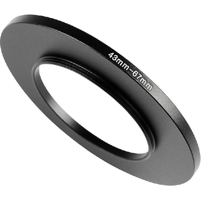 72-77mm Metal Step-Up/Down Ring Adapter Compatible with Mirrorless Cameras DSLR Lens, UV CPL ND Filter Thread Converter, Black