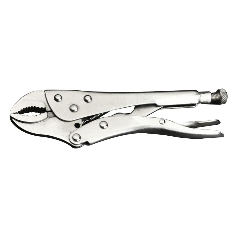 Industrial Grade C-Type Auto-Locking Pliers - Round Straight Pointed Jaw Quick-Sealing Fixing Pliers