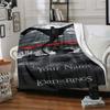 Lord Rings Customize Your Name Blanket Cozy Personalized Blanket Ultra-Soft Versatile for Office Sofa Bed Livingroom Four Seasons Multipurpose