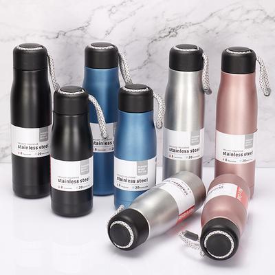 New Rope Sports Water Bottle Stainless Steel Thermos Cup Outdoor Portable Water Cup Knight Cup