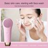 Elektrický čisticí kartáček na obličej Silikonový čistič na obličej s ultrazvukovými vibracemi Mytí hlubokých pórů Masážní přístroj na čištění černých teček