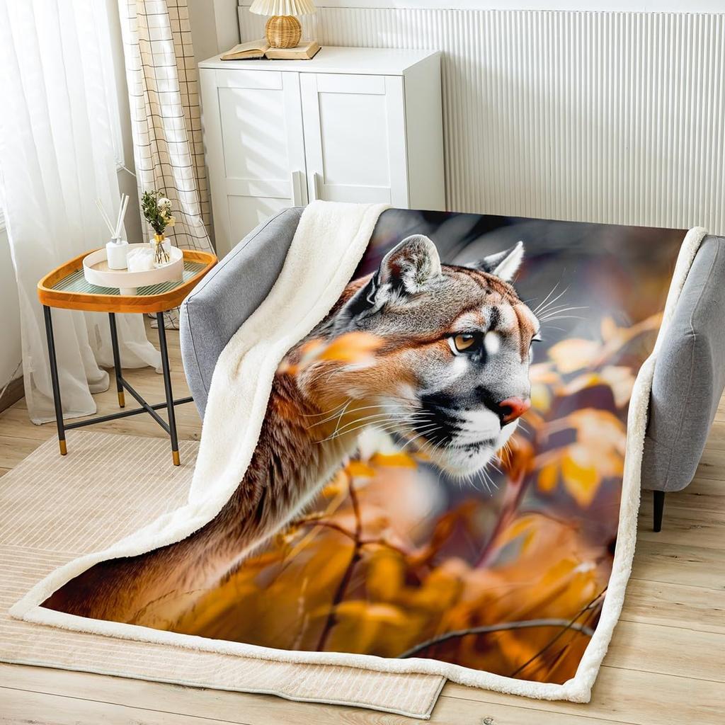 Galaxy black panther blanket cosmic animal space design soft throw mystical creature home decor fantasy wildlife print blanket