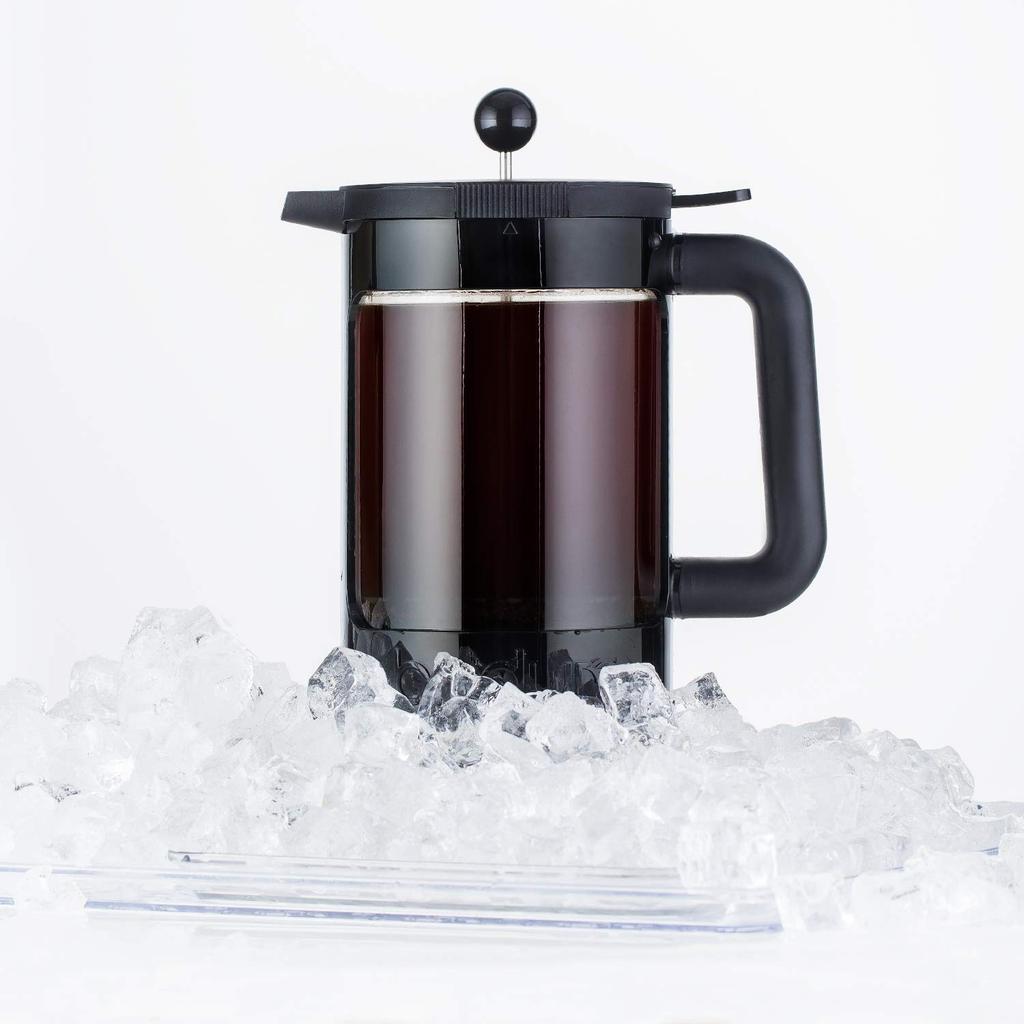 BODUM BEAN French Press Eiskaffeezubereiter, 1,5 l, Schwarz [Authentisch] K11683-01