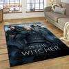 Tappeto The W-Witcher 3 Game Wild Hunt per Soggiorno Camera da Letto Decorazione Casa, Tappetino Antiscivolo Decorazione per Divano Zerbino