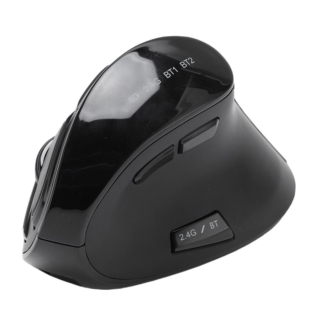 Ergonomische Vertikale Maus DPI 1000 1600 2400 Wiederaufladbar Leise Schnelle Reaktion Bluetooth 2.4G Doppelt