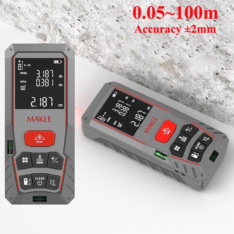 100M Laser Distance Measuring Instrument High Precision Handheld Infrared Measuring Ruler House Measuring Instrument