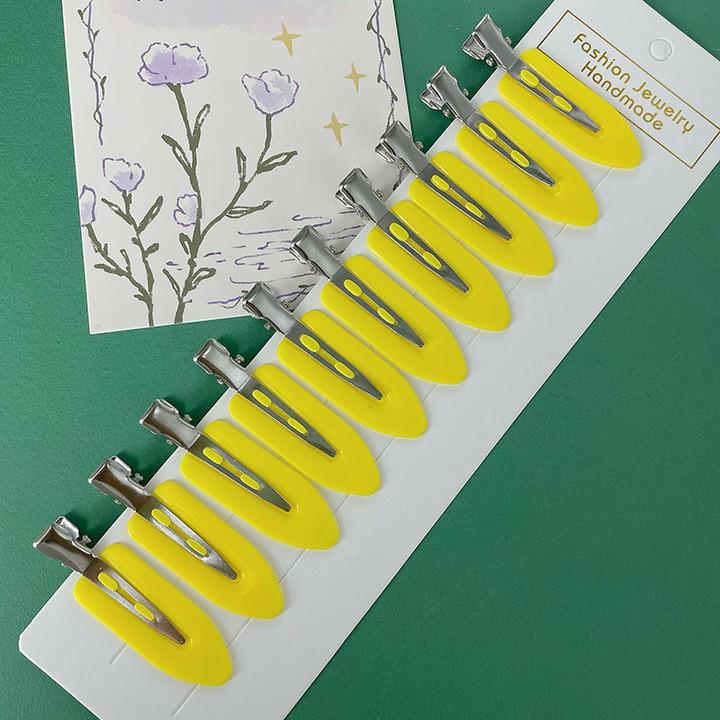 1/4/10pcs/set No Bend Seamless Hair Clips Side Bangs Barrette Makeup Washing Face Accessories Women Girls Styling Hairpins