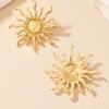 Vintage Oversized Sun Fashion Dangle Earrings Earrings for Women