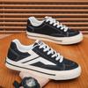 Fashion Fashion Trend Versatile Low Top Casual Canvas Shoes for Men 2025 Autumn New Niche Designed Comfortable Non Slip Lace Up Sneakers