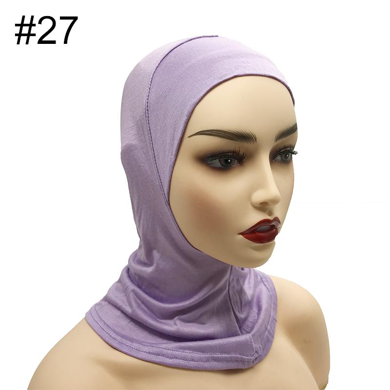 High Qualit Modal Muslim Women Ninjas Cap Full Cover Inner Hat Islamic Undercap Hijab Comfortable Bonnet Headcloth Neck Cover