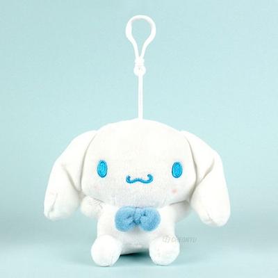 LD schattige Sanrio echte tasring pop sleutelhanger 13cm cadeau kerstcadeau, kaneelbroodje Koreaans populair speelgoed