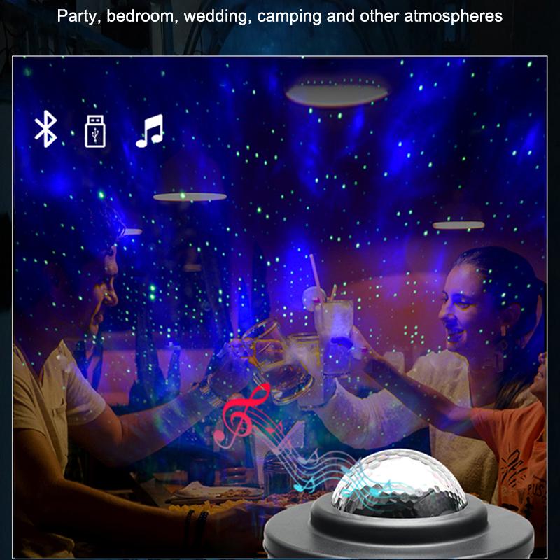 Hot Selling Star Laser Sky Rotating Led Starry Ocean Wave Projector