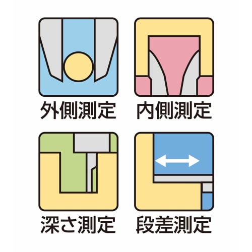 Shinwa Sokutei Digital Caliper, Capital Letters, 2, 150mm, 19995