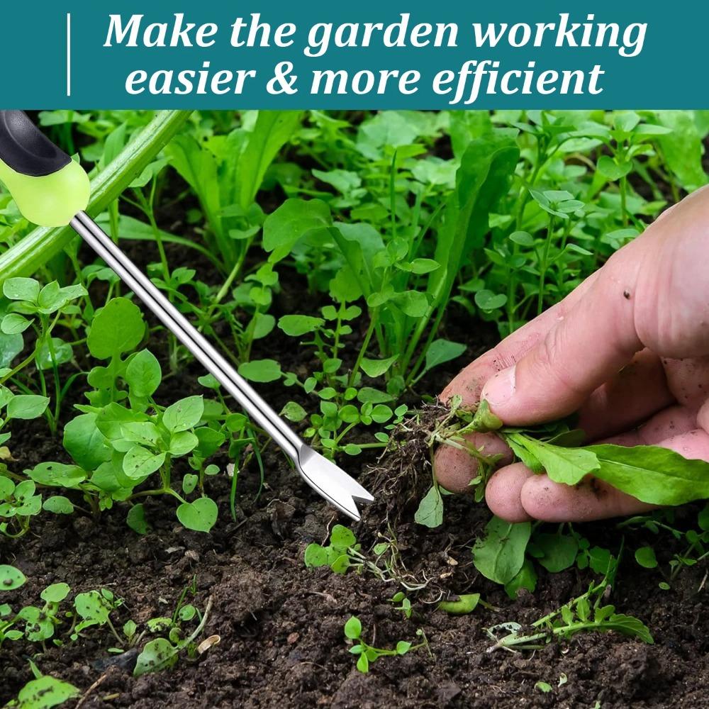 Diserbo Fessure a L Utensile Manuale da Giardino per Diserbo Acciaio Inossidabile Dispositivo per Diserbo Estirpatore Estirpatore Strumenti da Giardinaggio