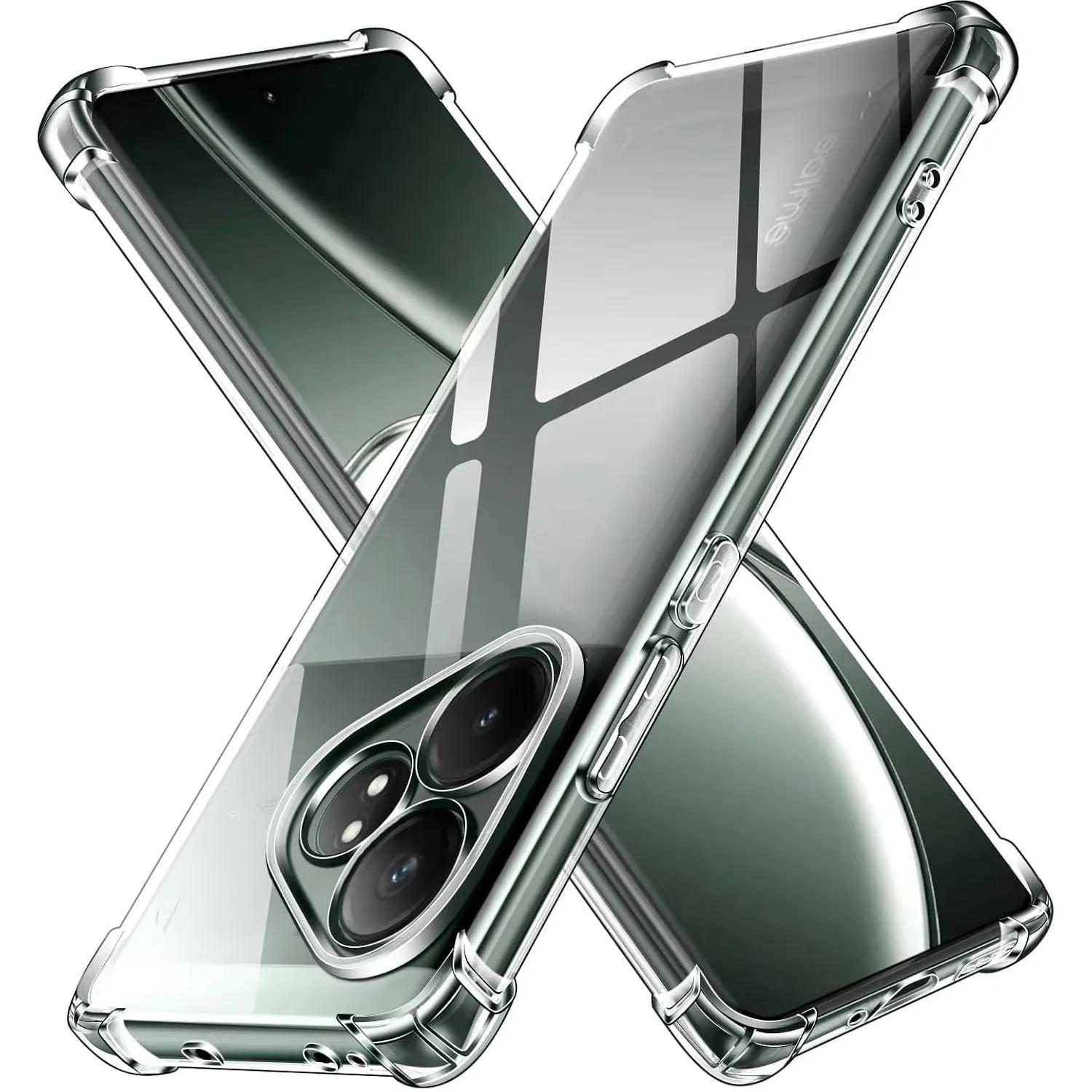 

Прозрачный прозрачный силиконовый мягкий чехол для Realme 13 Plus 12 X 11 Pro Plus GT6 C75 C65 C67 тонкий мягкий защитный чехол из ТПУ For Realme C53 4G чистый