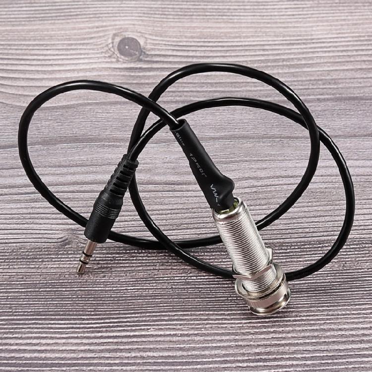 Guitar Piezo Adapter Cable 66cm Endpin Output Jacks Stereo Connection Quick Installation Acoustic Pickup Replacement Cord