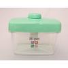 Risu Instant Pickle Container, Square, Green, 2.2L, Hyperpet, Recipe Included, Made In Japan, S-22