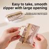Mini Jewellery Earring Ring Bracelet Jewellery Organiser Transparent Travel Jewellery Coin Zipper Bag