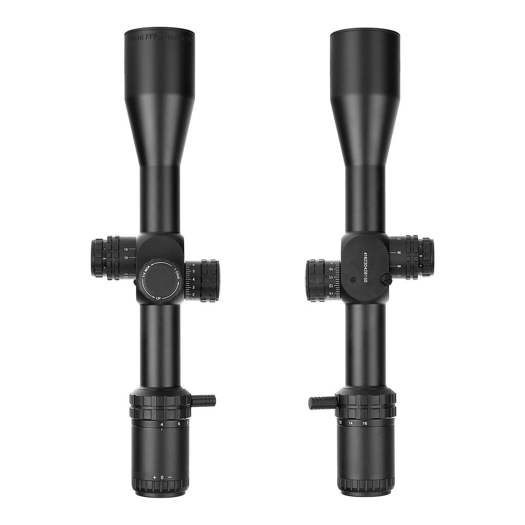 Ohhunt Guardian Zielfernrohr, erste Bildebene, Glas geätztes Fadenkreuz, Rohrdurchmesser 30 mm, schlagfest, Zielfernrohr mit variabler Vergrößerung, 4-16X44