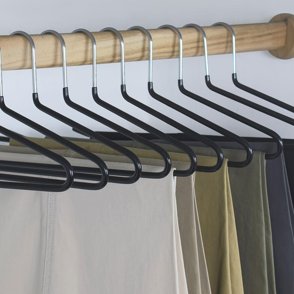 10 Pieces/set of Pants, Metal Hangers for Heavy-duty Vests, Scarves, Wardrobes, Home Dormitories, Household Storage