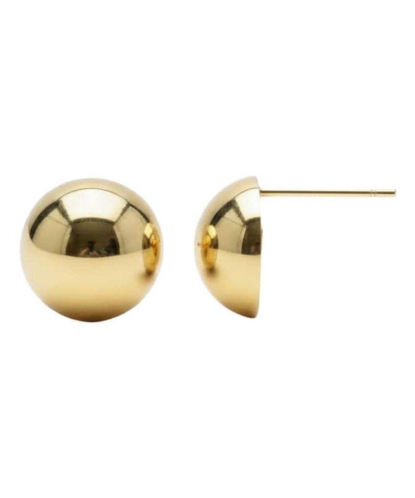 Alleun 10K 14K Ball Teardrop Gold Earrings Daily Bold