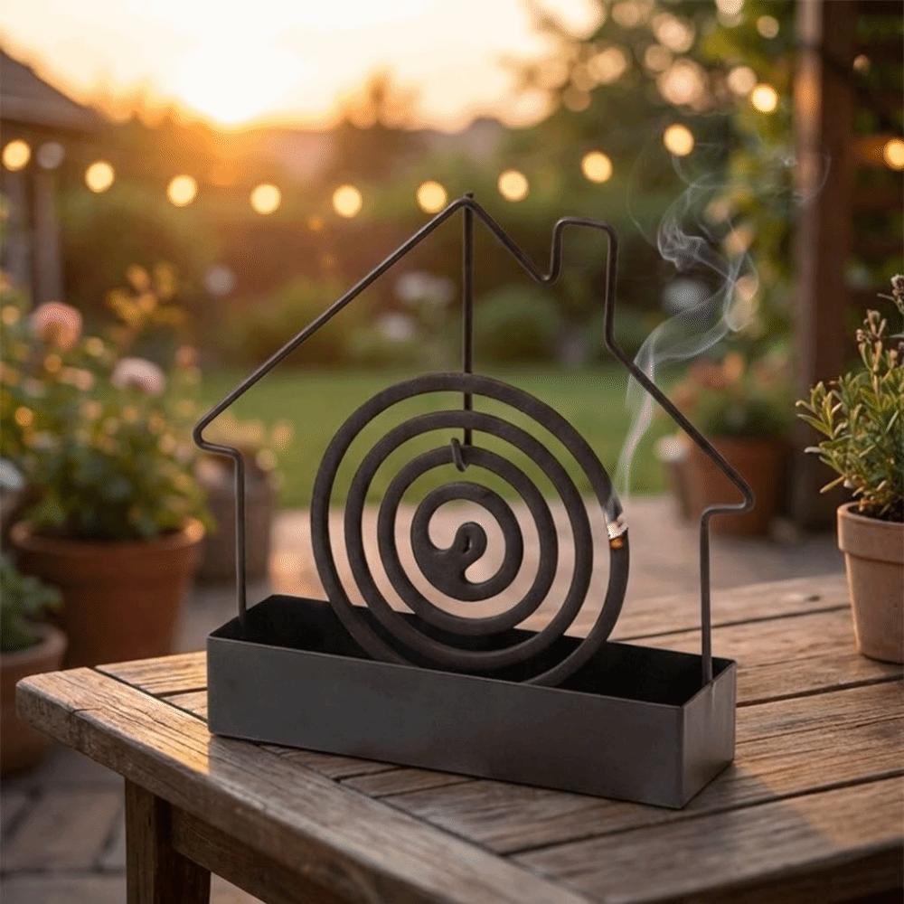 Standing Coil Burner Stand Iron Incense Holders Coil Tray Mosquito Coil Holder Travel