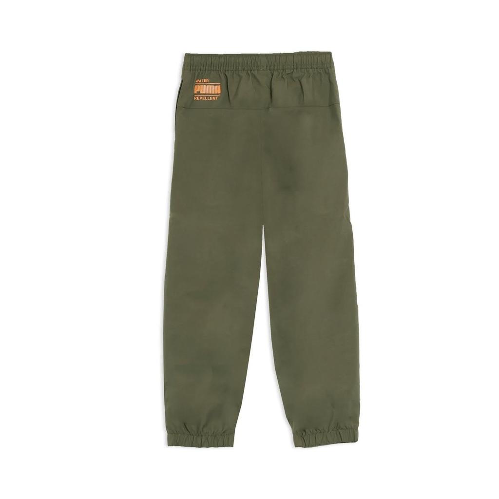 PUMA Boys ESS Elevated Woven Pants 693587 Water Repellent UV Protection UPF50+ Loden Green