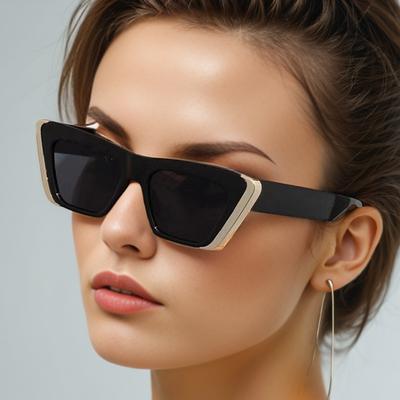 Vintage Square Sunglasses For Women Men Rectangle Sun Glasses Female Cat Eye Eyewear  for Male Female Eyeglasses