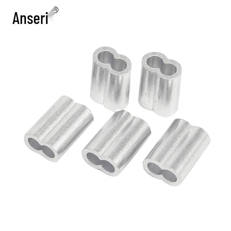 Ancairui M3 Double-Hole Aluminum Rope Sleeves