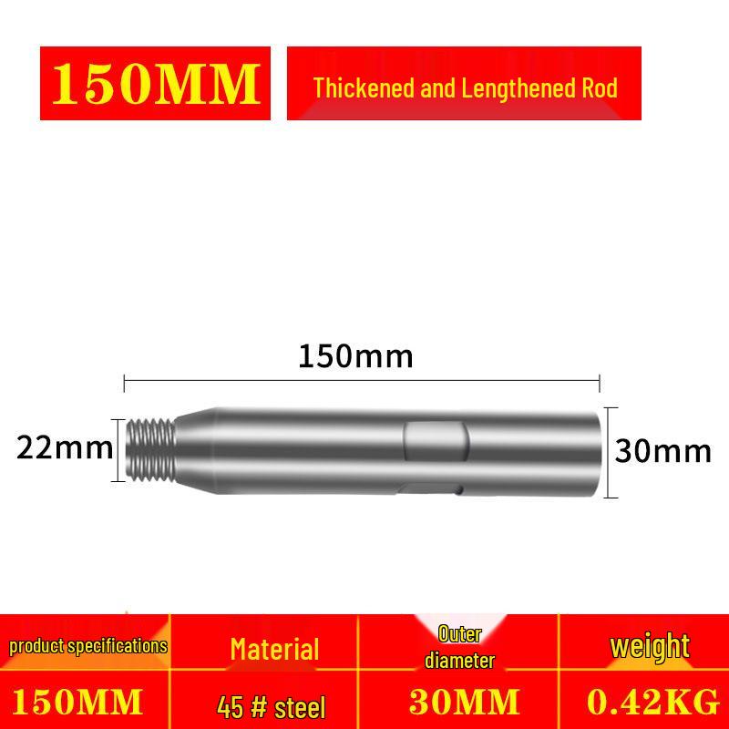 Heavy-Duty Diamond Drill Bit Extension Rod for Pipe Laying and Wall Hole Opening