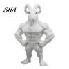 Dekoration für Erzählräume 3D-gedruckte muskulöse Ziegenfigur, Tierfigur Schreibtisch für Nischenkunst Sammlerstück Heim Büro Regal, Lustiges Geschenk für Fitnessstudio-Besucher Liebhaber