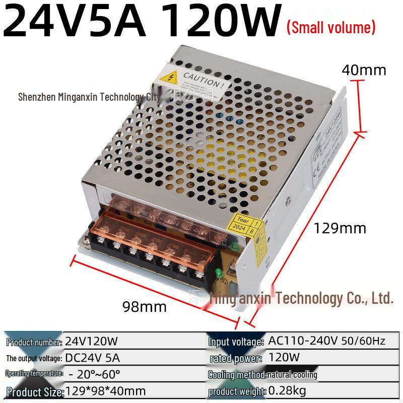 220V to Multi-Voltage Switching Power Supply for LED Strips and Monitors (5V, 12V, 24V, 36V, 48V; 5A-30A)