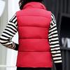 Herbst Winter Große Größe Kurze Baumwolle Weste Mäntel Weibliche Student Koreanische Version Jugend Verdickt Gepolsterte Jacke Weste