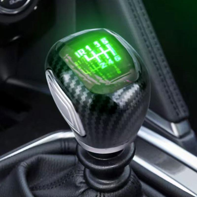 Buton iluminat din cristal pentru schimbător de viteze manual cu funcție de ridicare pentru marșarier