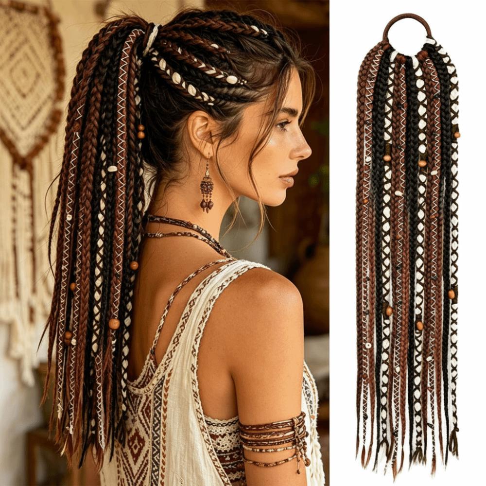 15Strands Handmade Dirty Braids 24Inch Boxing Hook Needle Hairband  Daily Use