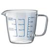 Roamtic Fashion Kitchen Cup Scale Heat-resisting Measuring Microwave Milk Measure Glass 250ml 500ml Jug