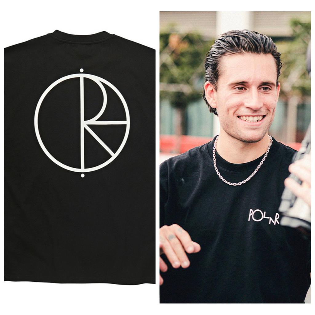 2025 Mode Polar Skate Co Stroke Logo T-Shirt Stern Gleiches Paar Bedruckt Skateboard Kurzarm T-Shirt Tide