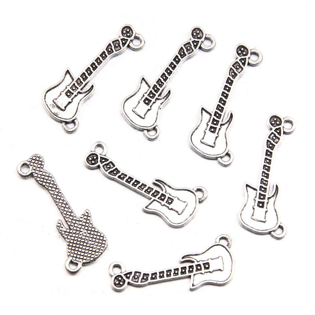 Retro Multi-Instrument Antique Silver Pendant Handmade Necklace Bracelet – Creative Accessories Boutique