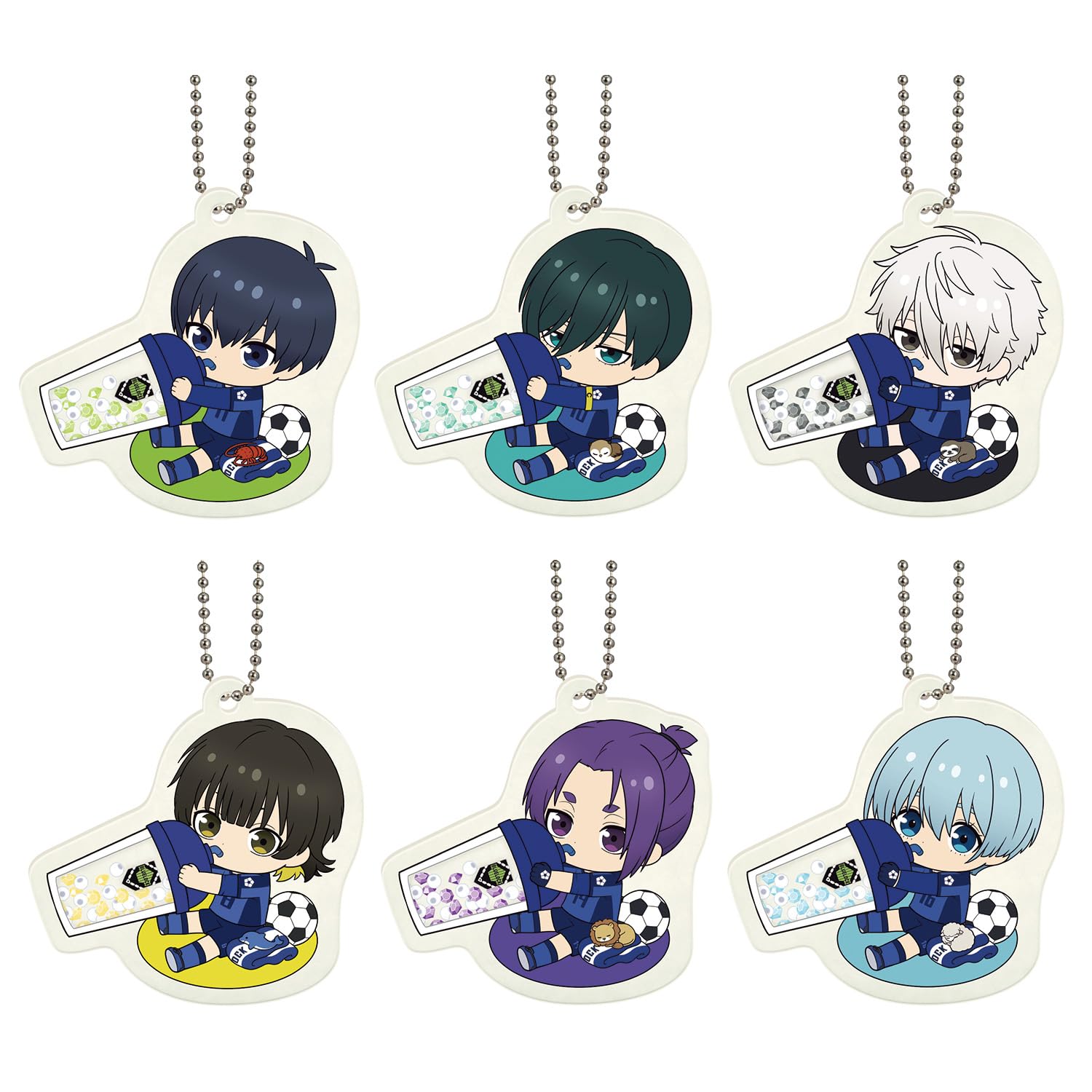 

Шарм с бусинами Move Beads Blue Lock от [BANDAI] (Ящик 18)