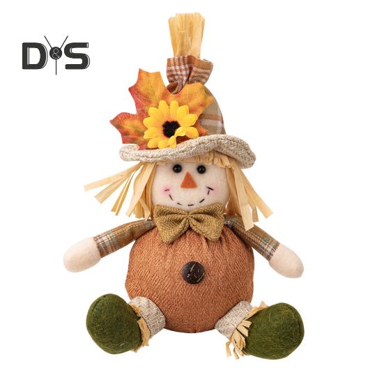 

Осенняя кукла-гном, декоративная плюшевая кукла-подсолнух в виде кленового листа, игрушка ручной работы, фермерский осенний кулон для праздничной вечеринки по случаю Дня благодарения Mens